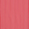 Baumwollpopeline Streifen – rot/weiss,  thumbnail number 1