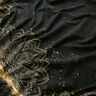 Baumwolljersey Bordürenstoff Mandala Baroque Gold Sprenkel | Glitzerpüppi – schwarz,  thumbnail number 1