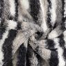 Kunstfell abstrakte Streifen – wollweiss/nachtblau,  thumbnail number 3