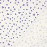 Sommersweat Herzen | Poppy Fabrics – elfenbein/flieder,  thumbnail number 3