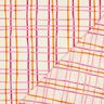 Baumwollpopeline welliges Karo | Poppy Fabrics – creme/rosa,  thumbnail number 4