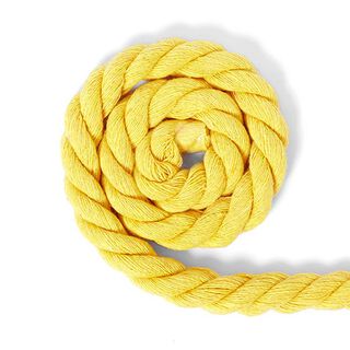 Baumwollkordel [Ø 14 mm] - gelb, 