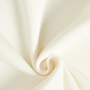 2x2 Bündchen Uni – wollweiss, 