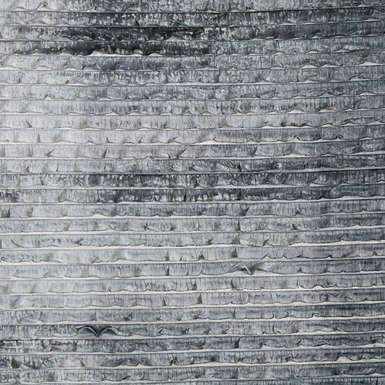 Rüschen Jersey Batik Querstreifen – hellgrau,  image number 1