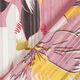 Chiffon Satin & Glanz-Streifen große Blumen – altrosa,  thumbnail number 4