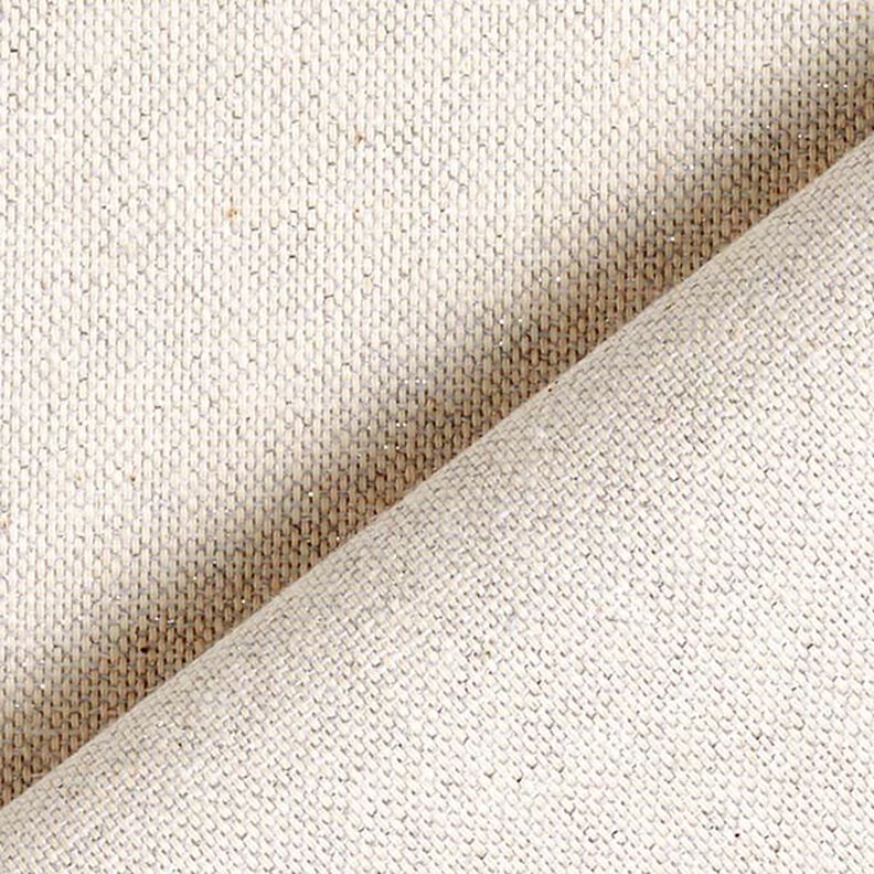 Halbpanama Lurex Uni – seidengrau, image number 2