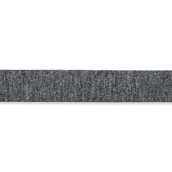 Jersey-Schrägband meliert - grau,  image number 1