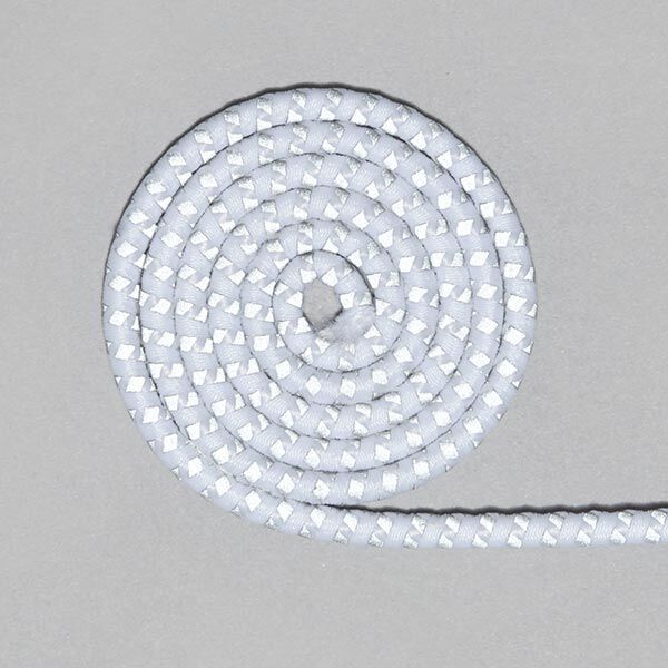 Reflex-Kordel – weiss/silber,  image number 2
