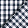Baumwollstoff Vichykaro 1 cm – schwarzblau/weiss,  thumbnail number 4