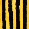 Kunstfell Bienenstreifen – schwarz/gelb,  thumbnail number 1