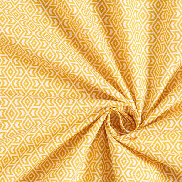 Baumwollstoff Cretonne Grafische Formen – senf, image number 3
