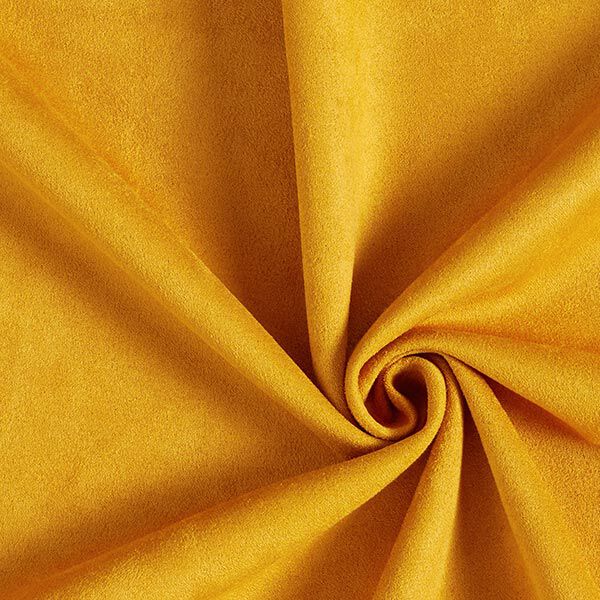 Scuba Velour – currygelb | Reststück 50cm