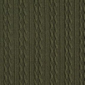 Strickstoff Zopfmuster – dunkelpinie, 