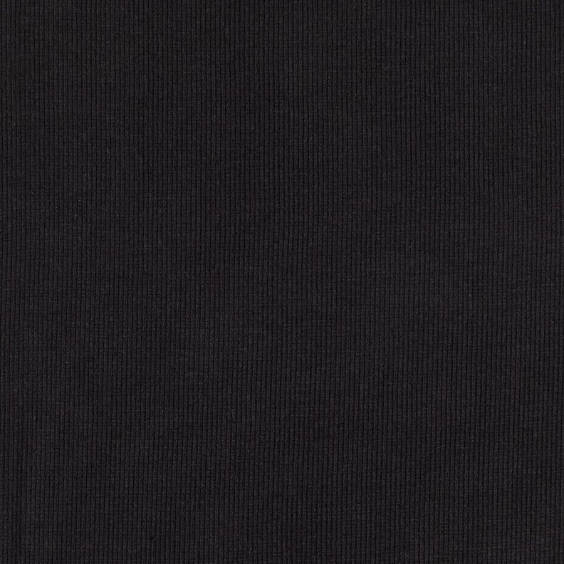 2x2 Bündchen Uni – schwarz,  image number 4
