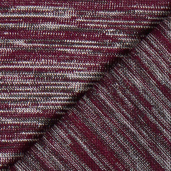 Feinstrick Melange – bordeauxrot, image number 4