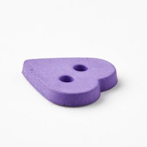 Herzknopf [Ø 15 mm] – lavendel, 