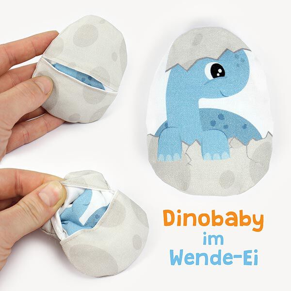 DINO FRIENDS Cut & Sew Dino Stoff Panel [ 80 x 155 cm ] | Kullaloo