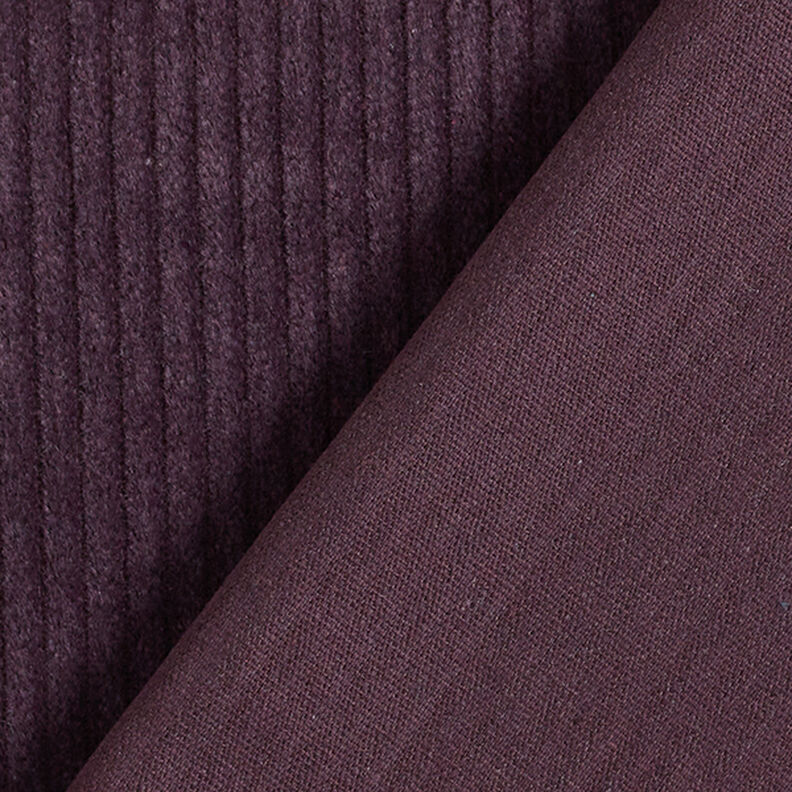 Breitcord vorgewaschen Uni – aubergine,  image number 3