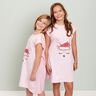 Baumwolljersey schlafendes Glitzer-Reh Panel | Glitzerpüppi – rosé/hellaltrosa,  thumbnail number 6