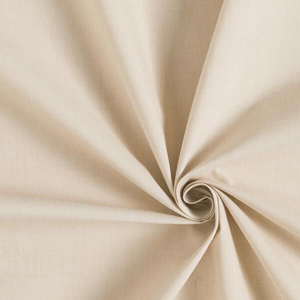 Baumwoll-Mix Uni – sand | Reststück 50cm