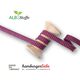 Bio Flechtkordel Twist Me Dots [ 15 mm ] | Albstoffe – pink/himbeerrot,  thumbnail number 1
