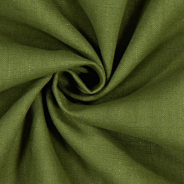 Leinen Medium – oliv | Reststück 50cm