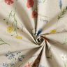 Beschichtete Baumwolle alpine Blumen – natur/blau,  thumbnail number 4
