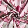 Baumwolljersey Aquarellblüten Digitaldruck – malve/schilf,  thumbnail number 3