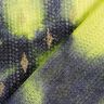 Strickspitze Batik und Goldrauten – marineblau/neongelb,  thumbnail number 4