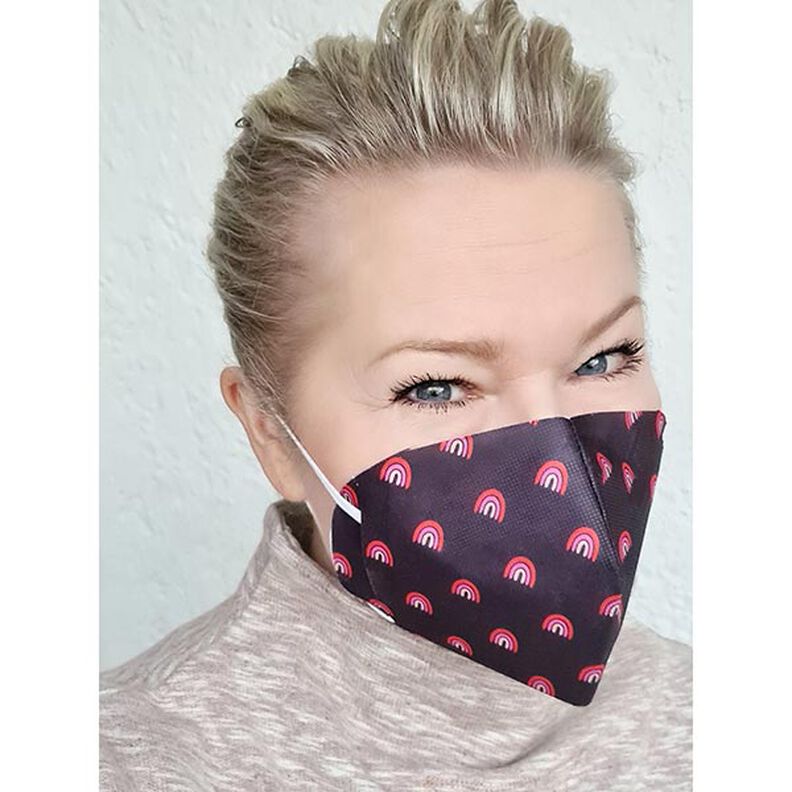 SHIELD CoverMe HEIQ Viroblock Life Loves you – schwarz | Albstoffe,  image number 5