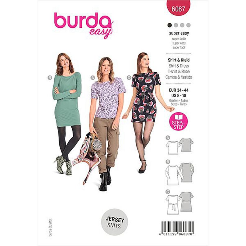 Kleid | Burda 6087 | 34-44,  image number 1
