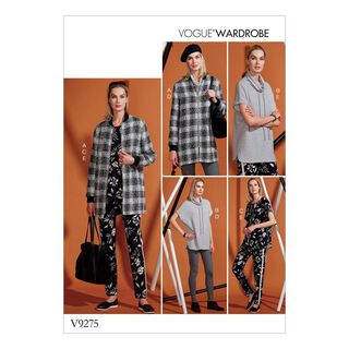 Jacke | Tunika | Hose | Leggings | Vogue Wardrobe 9275 |  42-50, 