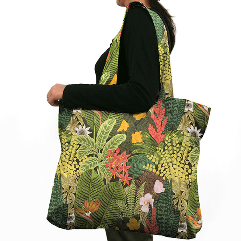 Outdoorstoff Canvas Exotische Pflanzen – dunkelgrün,  image number 9