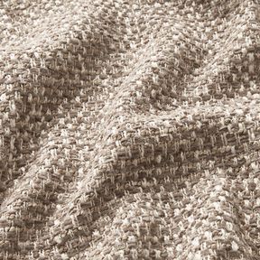 Polsterstoff bunte Boucléoptik – dunkeltaupe/hellbeige, 