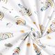 Baumwollstoff Cretonne Katzen mit Regenbogen-Schirmen – weiss,  thumbnail number 3