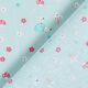 Popeline Igel und Pilze  – babyblau,  thumbnail number 4