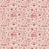 Baumwollstoff Cretonne grafische Weihnachtsmotive – natur/karminrot,  thumbnail number 1