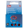 Ösen mit Scheiben [20 Stück | Ø 11 mm] | Prym – rot/silber metallic,  thumbnail number 1