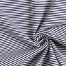 Bündchen Schlauchware schmale Ringel – marineblau/weiss,  thumbnail number 3