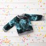 Sweatshirt angeraut Universum Digitaldruck – eisblau/schwarz,  thumbnail number 5