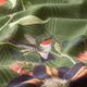 Dekostoff Halbpanama Exotik – dunkelgrün,  thumbnail number 2