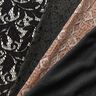 Spitzenstoff Lurex Blumen – schwarz/gold metallic,  thumbnail number 6
