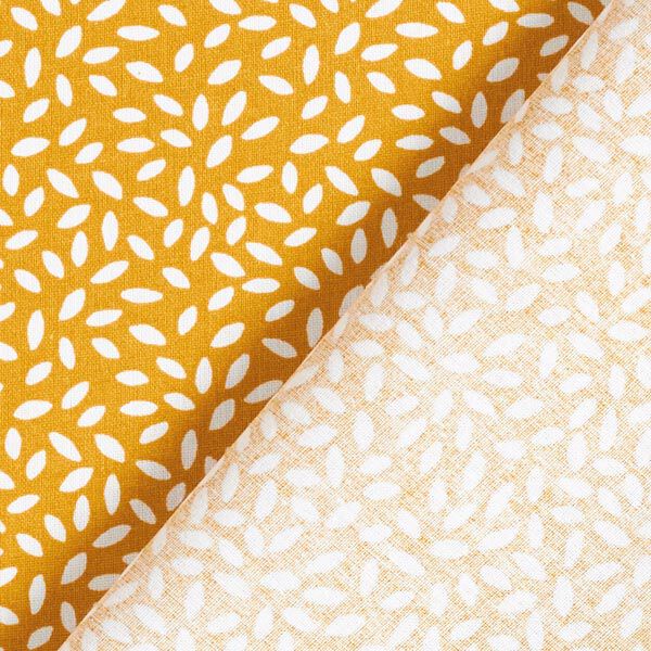 Baumwollstoff Cretonne kleine tupfen – sonnengelb | Reststück 50cm