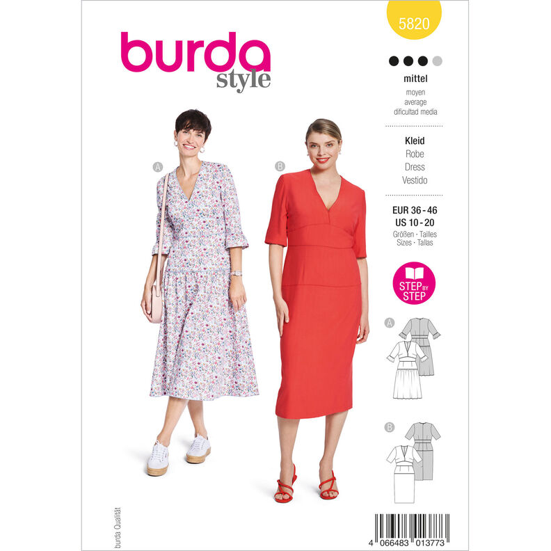 Kleid | Burda 5820 | 36-46,  image number 1