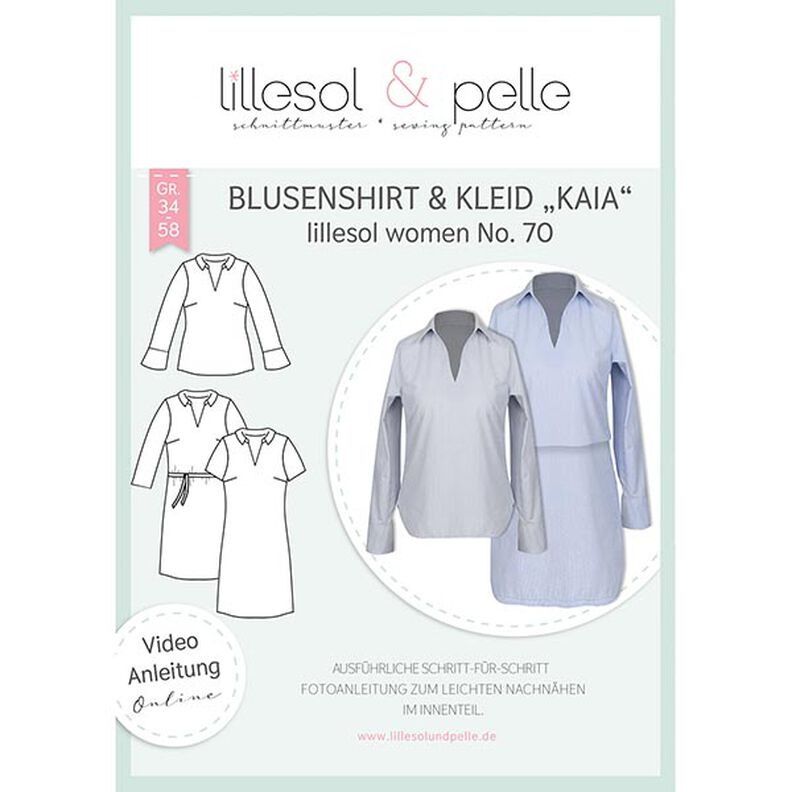 Blusenshirt & Kleid Kaia | Lillesol & Pelle No. 70 | 34-58,  image number 1