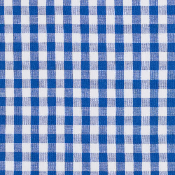 Baumwollstoff Vichy - 1 cm – königsblau | Reststück 80cm
