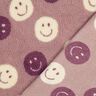 Teddyplüsch Smilies | Poppy Fabrics – dunkelaltrosa/wollweiss,  thumbnail number 4
