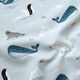 Dekostoff Halbpanama Tiere im Eis – babyblau/weiss,  thumbnail number 2