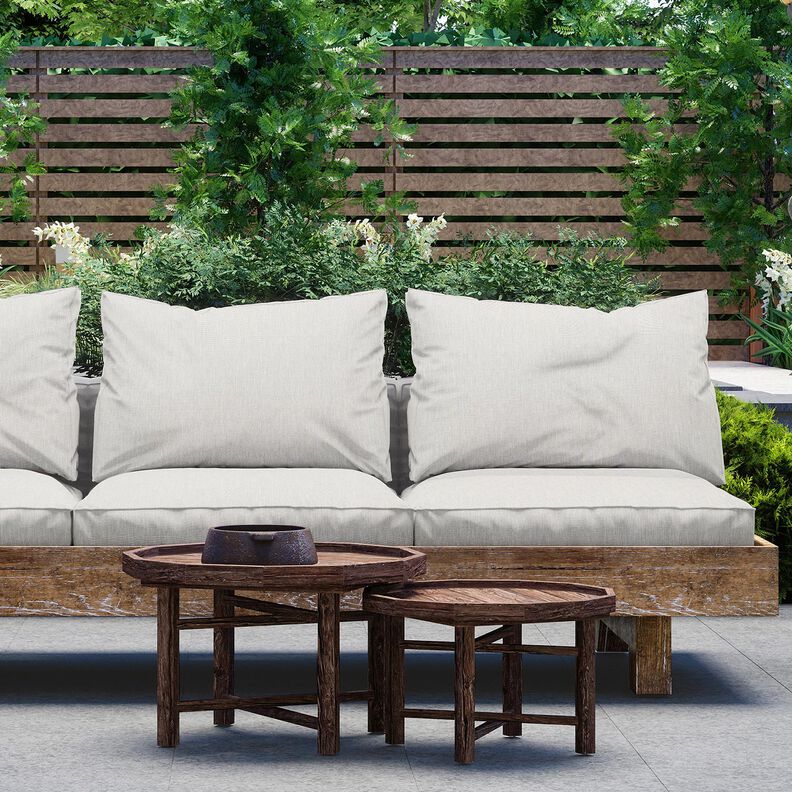 Outdoorstoff Canvas feine Struktur – nebelgrau,  image number 5