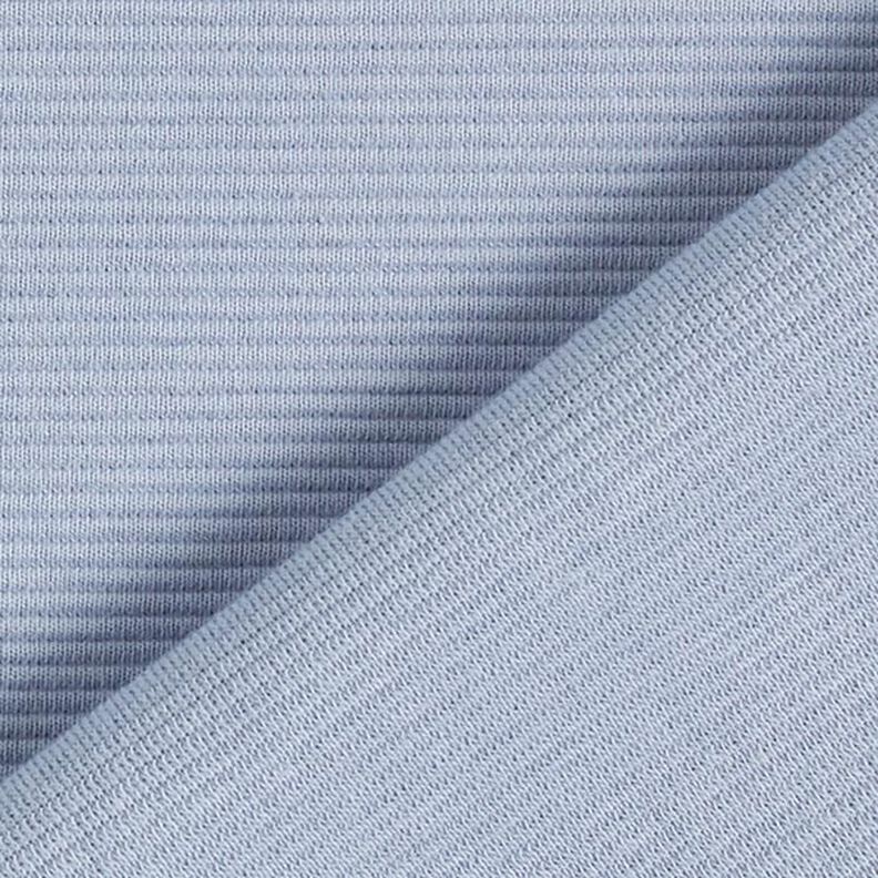 Ottoman-Rippenjersey Uni – hellblau,  image number 4